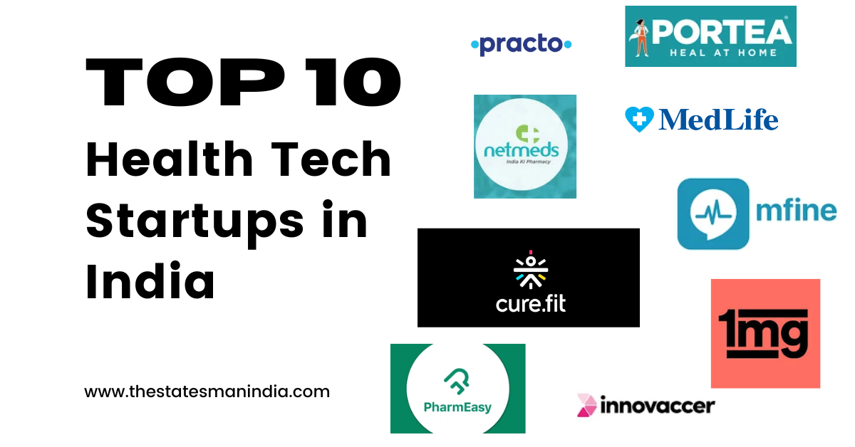 Top 10 HealthTech Startups in India