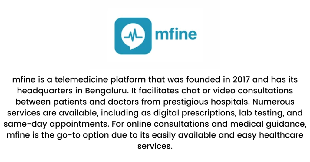 mfineTop 10 HealthTech Startups in India