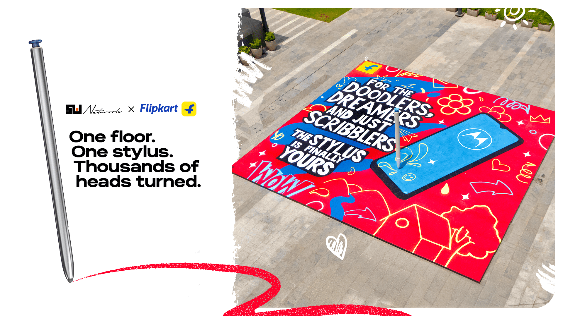 Turning the Nexus Select Citywalk courtyard into a live art canvas