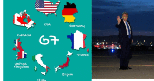 exit of trump from G7 summit